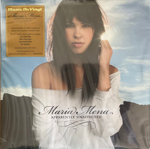 Maria Mena – Apparently Unaffected (180G/Turquoise Marbled Vinyl) 🇺🇸