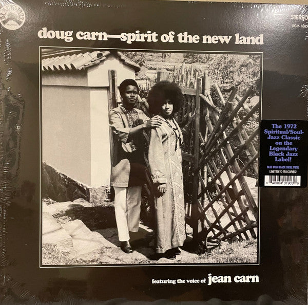 Doug Ft the Voice of Jean Carn Carn – Spirit of the New Land (Blue with Black Swirl Vinyl) 🇺🇸