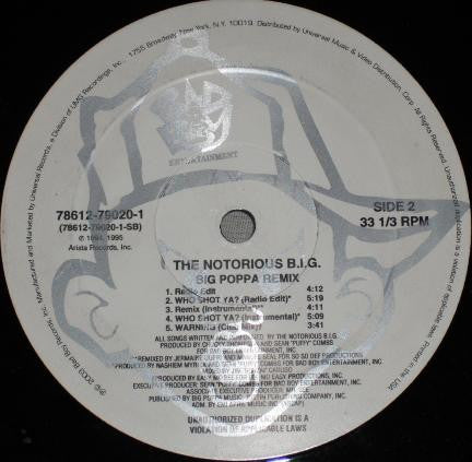 Notorious B.I.G. – Big Poppa / Who Shot Ya? / Warning (Usado)