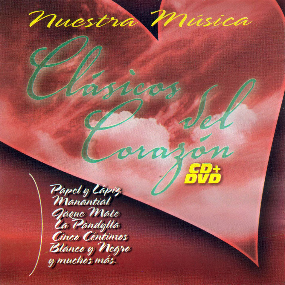 Various - Nuestra Musica: Clasicos Del Corazon CD+DVD (Usado) 💿📀