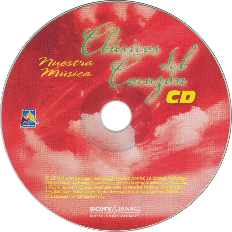 Various - Nuestra Musica: Clasicos Del Corazon CD+DVD (Usado) 💿📀
