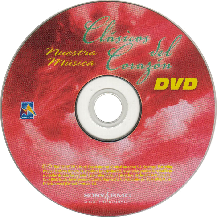 Various - Nuestra Musica: Clasicos Del Corazon CD+DVD (Usado) 💿📀