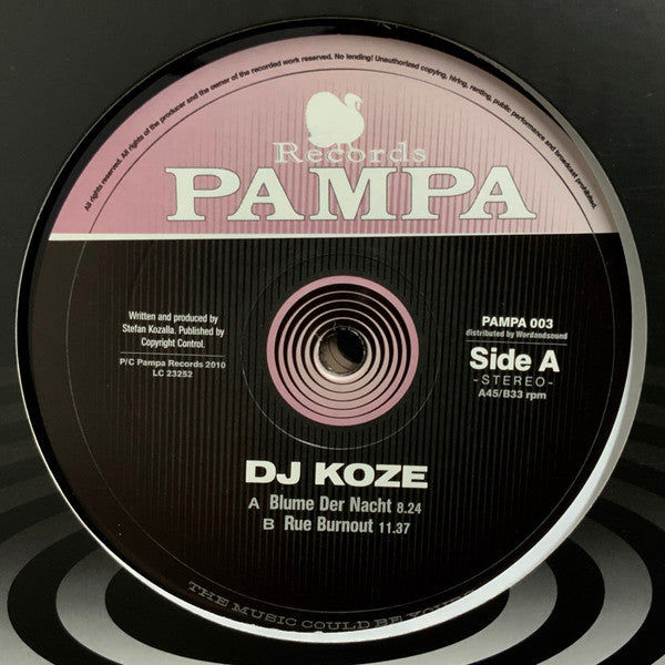 DJ Koze – Blume Der Nacht/Rue Burno 🇺🇸