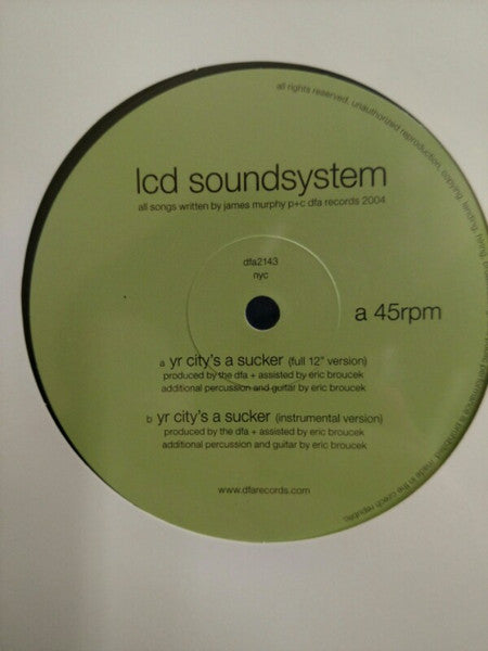 Lcd Soundsystem – Yr City's a Sucker 🇺🇸