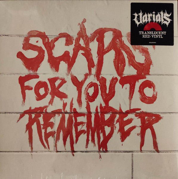 Varials – Scars for You to Remember (Translucent Red Vinyl) 🇺🇸