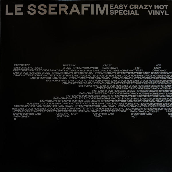 Le Sserafim – Easy-crazy-hot (Special Vinyl/Carbon Black Vinyl) 🇺🇸