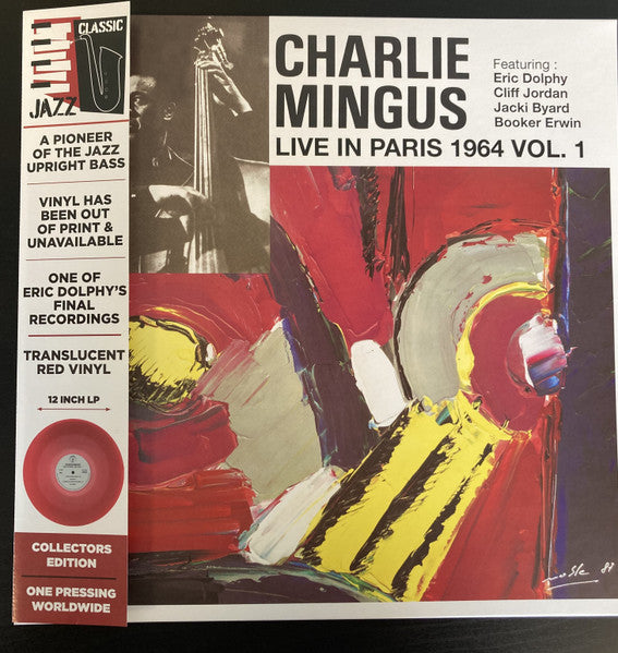 Charles Mingus – Live in Paris 1964 VOL. 1 (Red Vinyl/Deluxe) 🇺🇸