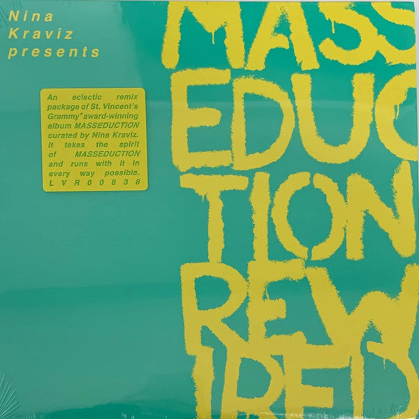 St. Vincent – Nina Kraviz Presents Masseduction Rewired (Clear Vinyl) 🇺🇸