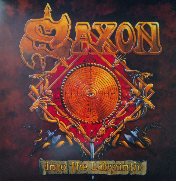 Saxon – Into the Labyrinth (Numbered/Crystal Clear & Black Marbled Vinyl) 🇺🇸