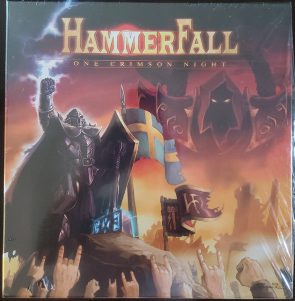 Hammerfall – One Crimson Night (Live) (140G/Clear Vinyl/3LP) 🇺🇸