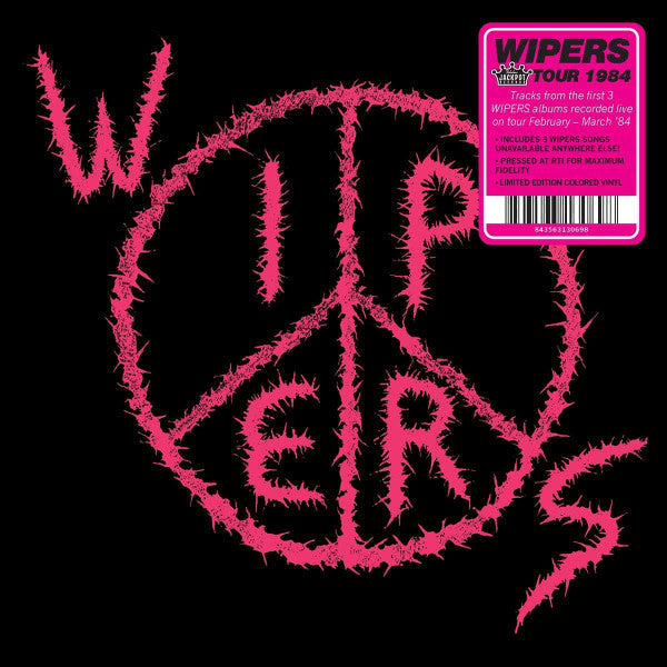 Wipers – Wipers (Aka Wipers Tour 84) (Pink Vinyl) 🇺🇸