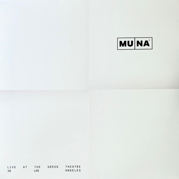 Muna – Live at the Greek Theatre in Los Angeles (2LP/Metallic Silver Vinyl) 🇺🇸