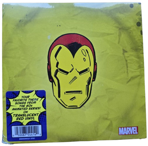 Marvel Chorus – Iron Man (1966 Theme)/Merry Marvel Marching Society (Translucent Red Vinyl/Single) (I) 🇺🇸