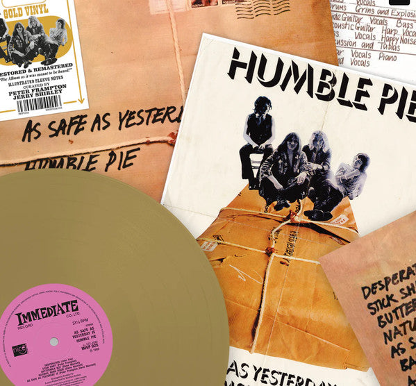 Humble Pie – As Safe As Yesterday Is (Gold Vinyl) 🇺🇸