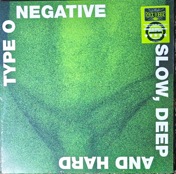 Type O Negative – Slow Deep & Hard (2LP/Green & Black Marbled Vinyl) (Rocktober) 🇺🇸