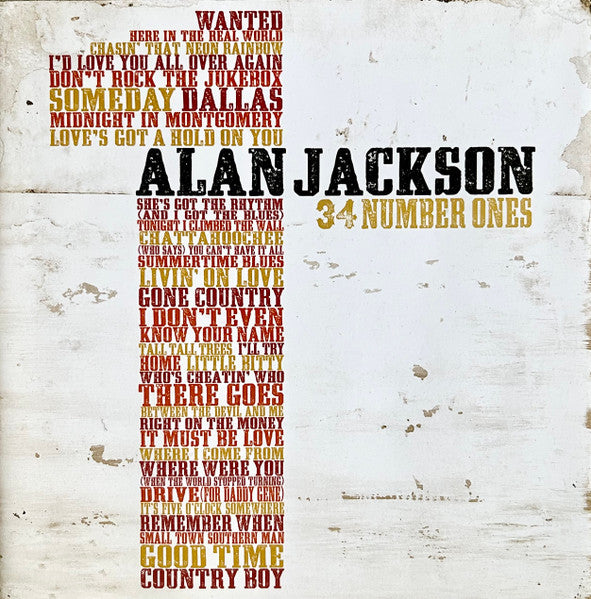 Alan Jackson – 34 Number Ones [CD Nuevo] 💿 🇺🇸