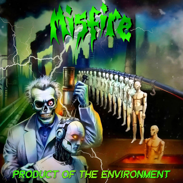 Misfire – Product of the Environment (Black & Green Splatter Vinyl) 🇺🇸