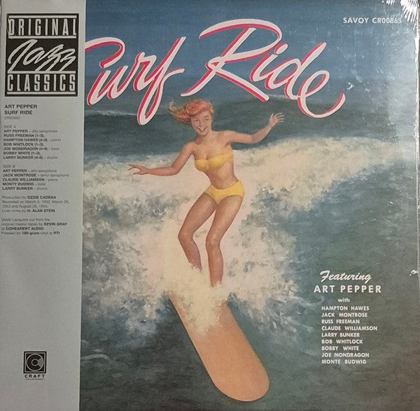 Art Pepper – Surf Ride (Original Jazz Classics Series) (180G) 🇺🇸
