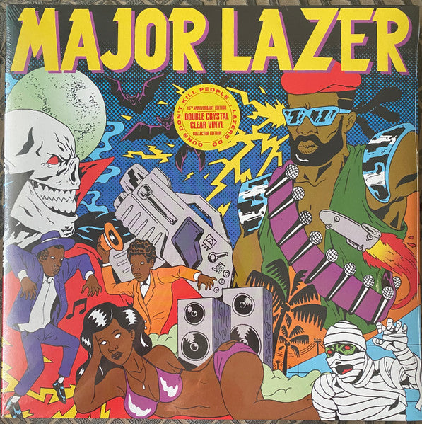 Major Lazer – Guns Dont Kill People.. Lazers Do (15TH Anniversary Edition) (Crystal Clear Vinyl) 🇺🇸