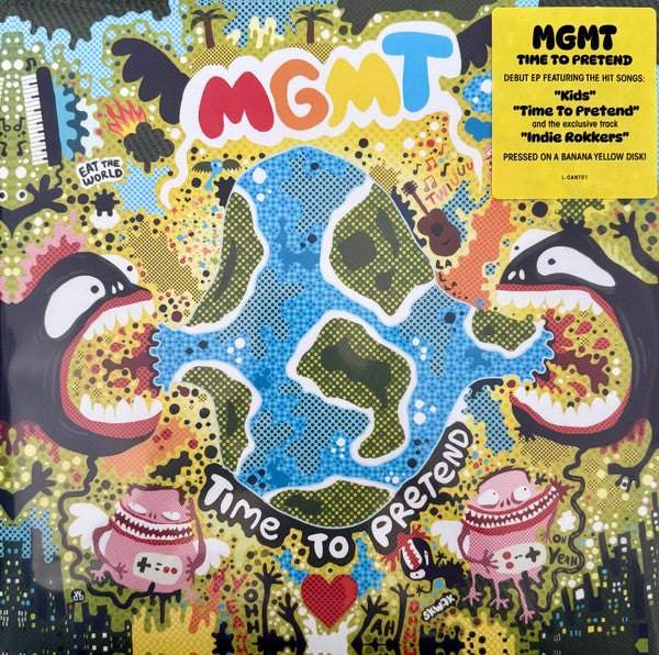 Mgmt – Time to Pretend (20TH Anniversary/EP/Banana Yellow Vinyl) 🇺🇸
