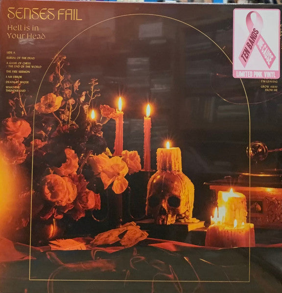 Senses Fail – Hell is in Your Head (Pink Vinyl/White A-side/Bside Heavy White Splatter Vinyl) (Ten Band One Cause) 🇺🇸