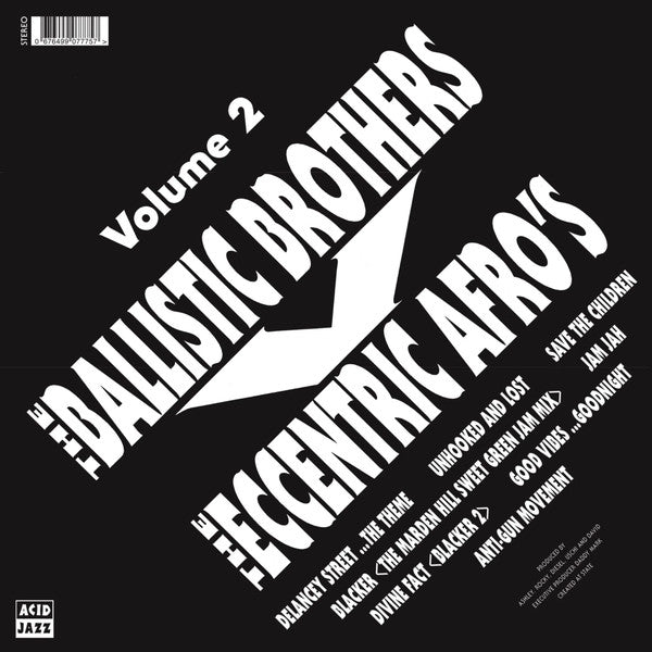 Ballistic Brothers / Eccentric Afros – Ballistic Brothers Vs. the Eccentric Afros VOL. 2 🇺🇸