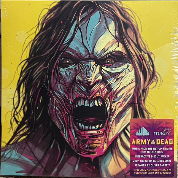 Tom Aka Junkie Xl Holkenborg – Army of the Dead OST (2LP/180G/Neon Pink & Neon Yellow Vinyl/Deluxe Zeus Zombie Tear Away Cover) 🇺🇸