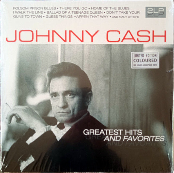 Johnny Cash – Greatest Hits & Favorites (2LP/Transparent Red Vinyl/180G) 🇺🇸