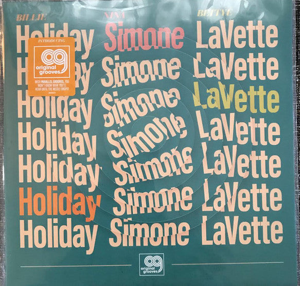 Bettye; Billie Holiday; Nina Simone Lavette – Original Grooves: Billie Holiday, Nina Simone, Bettye Lavette (EP) 🇺🇸