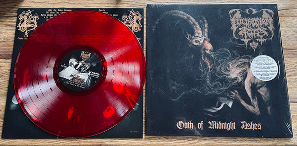 Luciferian Rites – Oath of Midnight Ashes (Clear Red Vinyl) 🇺🇸