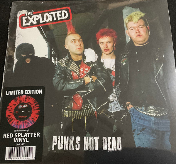 Exploited – Punk's Not Dead (Red/Black Splatter 7INCH) 🇺🇸