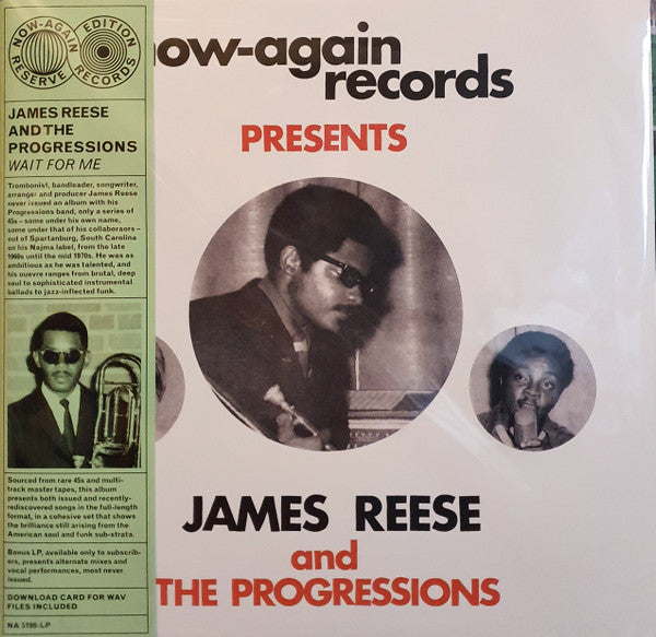 James & the Progressions Reese – Wait for Me: the Complete Works 1967-1972 🇺🇸