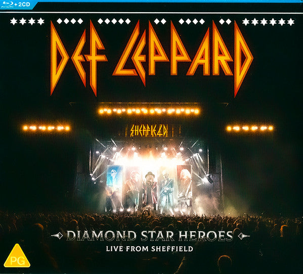 Def Leppard – Diamond Star Heroes: Live from Sheffield (Blu-Ray/2CD) [CD Nuevo] 💿 🇺🇸