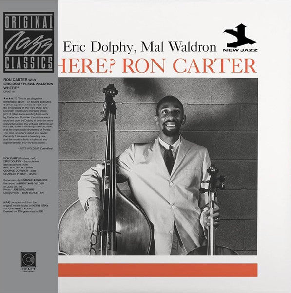 Ron; Mal Waldron; Eric Dolphy Carter – Where? (Original Jazz Classics Series) 🇺🇸