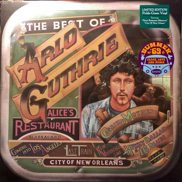Arlo Guthrie – Best of Arlo Guthrie (Green Vinyl) (Summer of 69) 🇺🇸