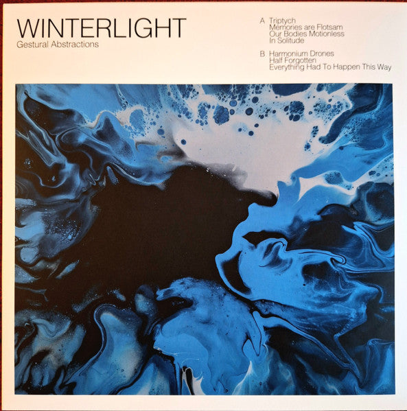 Winterlight – Gestural Abstractions (Blue With Black Splatter Vinyl) 🇺🇸
