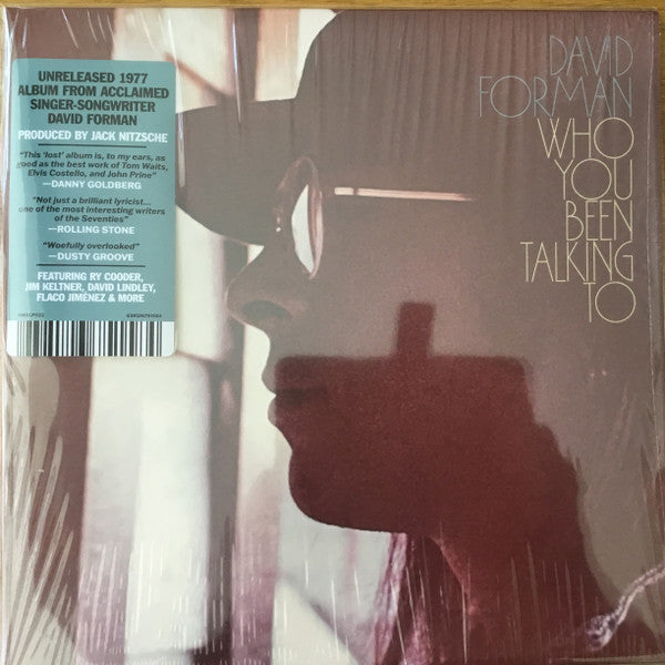David Forman – Who You Been Talking to 🇺🇸