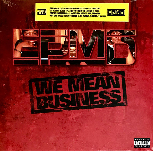 Epmd – We Mean Business (Red W/ Black Splatter Vinyl) (RSD) 🇺🇸