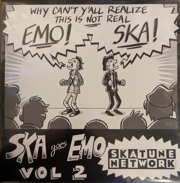 Skatune Network – Ska Goes Emo: VOL. 2 (White W/ Black Splatter Vinyl) 🇺🇸