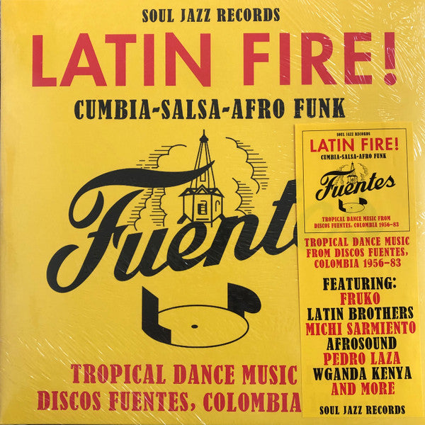 Soul Jazz Records Presents – Latin Fire! Cumbia–salsa–afro-funk: Tropical Dance Music from Discos Fuentes, Colombia 1956-83 (2LP) 🇺🇸