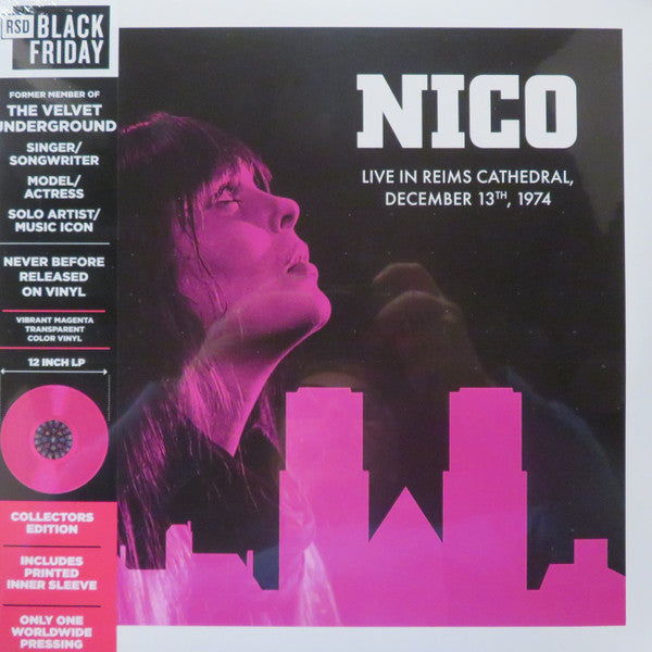 Nico – Live in Reims Cathedral, 1974 (Vibrant Magenta Opaque Vinyl) (RSD) 🇺🇸