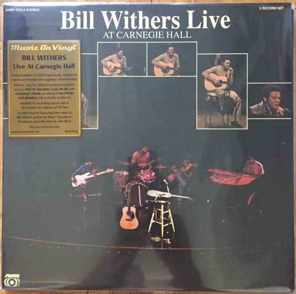 Bill Withers – Live at Carnegie Hall (Translucent Magenta Vinyl/2lp/180g/numbered) 🇺🇸
