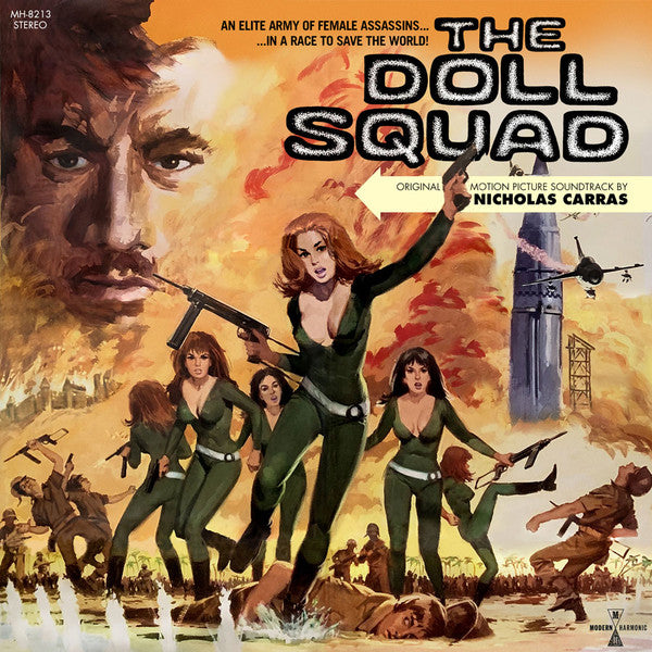 Nicholas Carras – Doll Squad Original Motion Picture Soundtrack (Transparent Green Vinyl/DVD) 🇺🇸