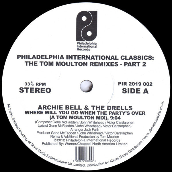 Various Artists – Philadelphia International Classics: the Tom Moulton Remixes, Part 2 (2LP) 🇺🇸