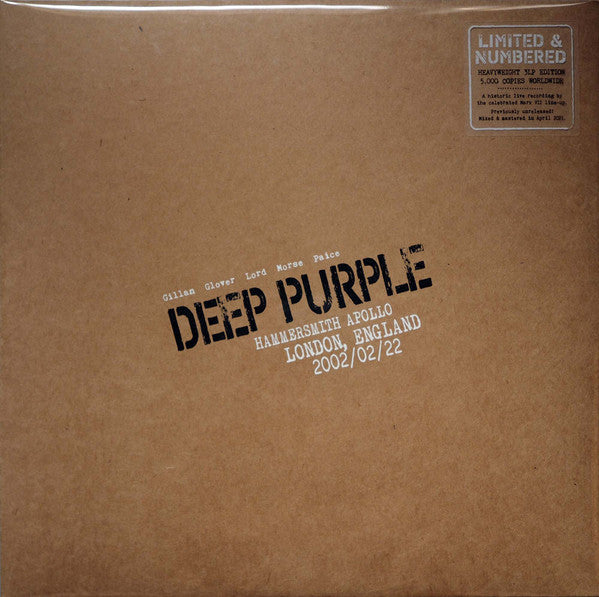 Deep Purple – Live in London 2002 (3LP/Import) 🇺🇸