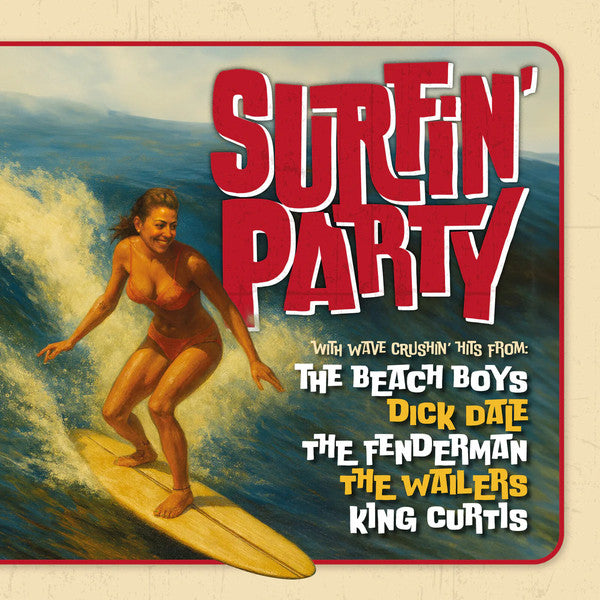 Various Artists – Surfin Party - New Release (Crystal Clear & Solid Blue Vinyl/180G) 🇺🇸
