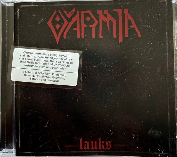 Varmia – Lauks [CD Nuevo] 💿 🇺🇸