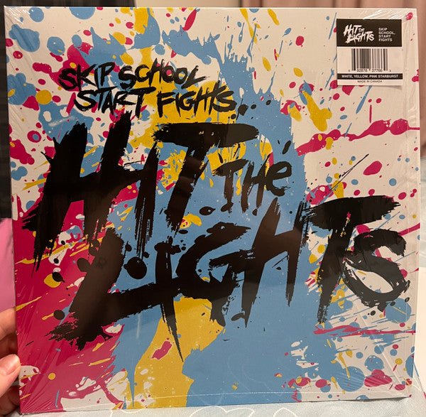 Hit the Lights – Skip School Start Fights (Yellow, Pink & White Starburst Vinyl) 🇺🇸