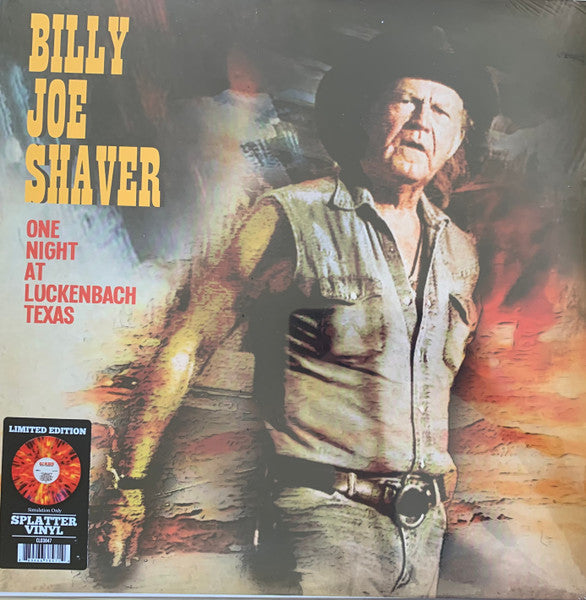 Billy Joe Shaver – One Night in Luckenbach Texas (Red/Yellow Black Splatter Vinyl) 🇺🇸