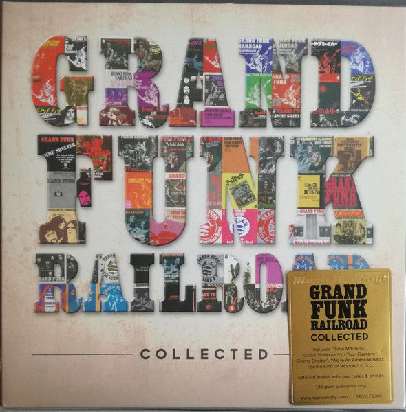 Grand Funk Railroad – Collected (2LP/180G/PVC Sleeve/gatefold with Liner Notes & Photos/import) 🇺🇸